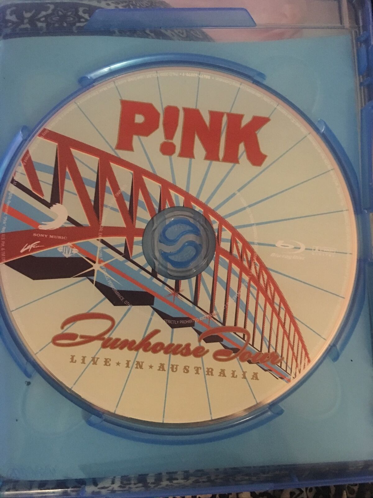 Blu-Ray PINK THE FUNHOUSE TOUR Live In Australia Concert 2009 Music Like New