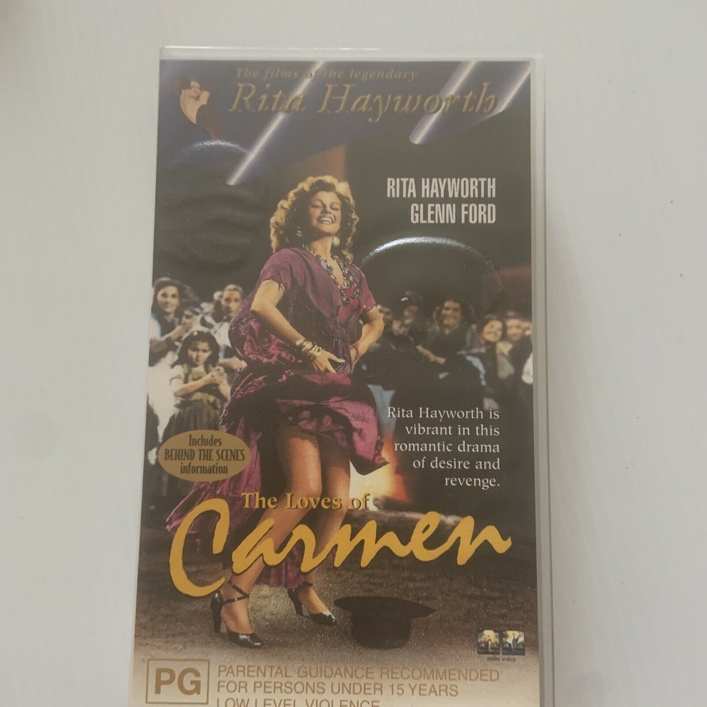 3 VHS Bundle Lot RITA HAYWORTH Tonight and Every Night Carmen Cover Girl Siren