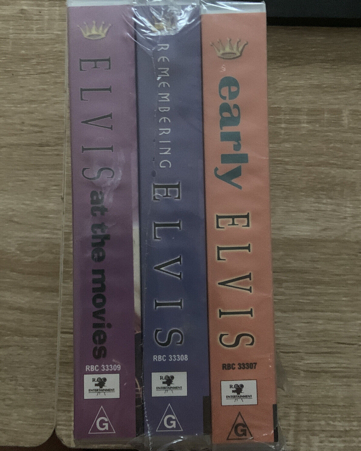 3 VHS Set EARLY ELVIS REMEMBERING ELVIS & ELVIS AT THE MOVIES 3 Video Tape NEW