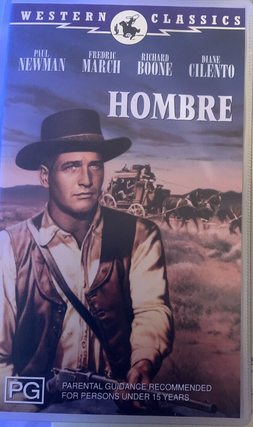 3 VHS Set THE PAUL NEWMAN Classic Collection Movie Film WESTERNS Slipcase