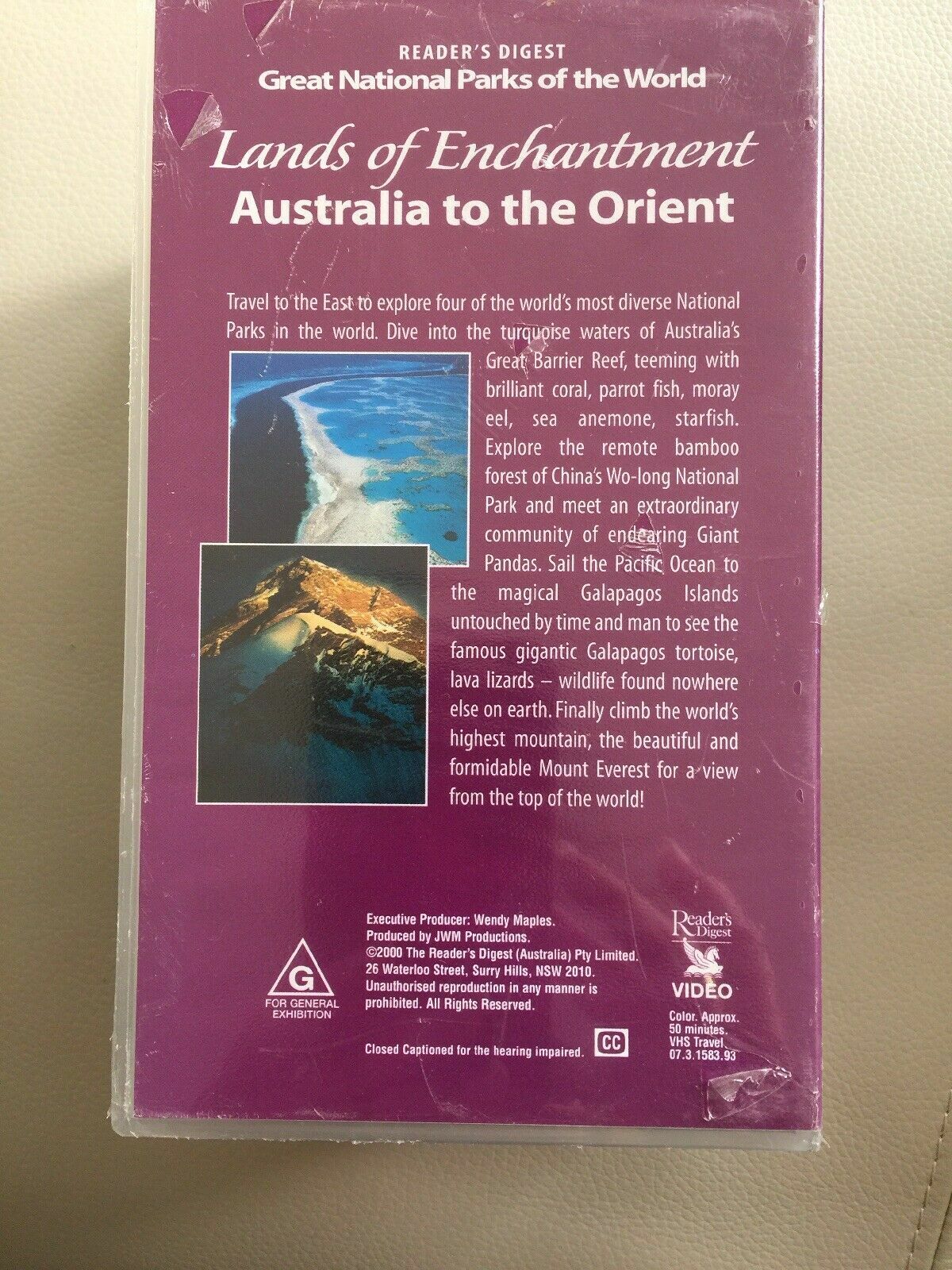 3 VHS Set GREAT NATIONAL PARKS of the World Lands of Majesty Wonder Enchant NEW