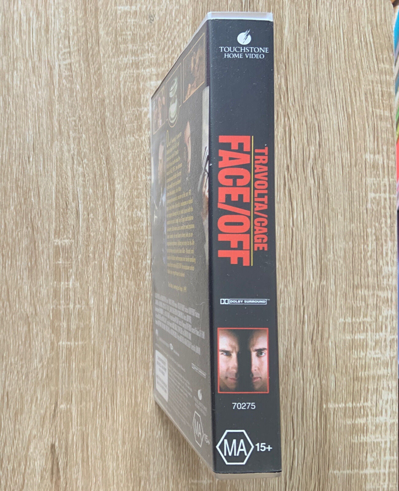VHS FACE OFF PAL Australian Release Nicolas Cage John Travolta Video Tape