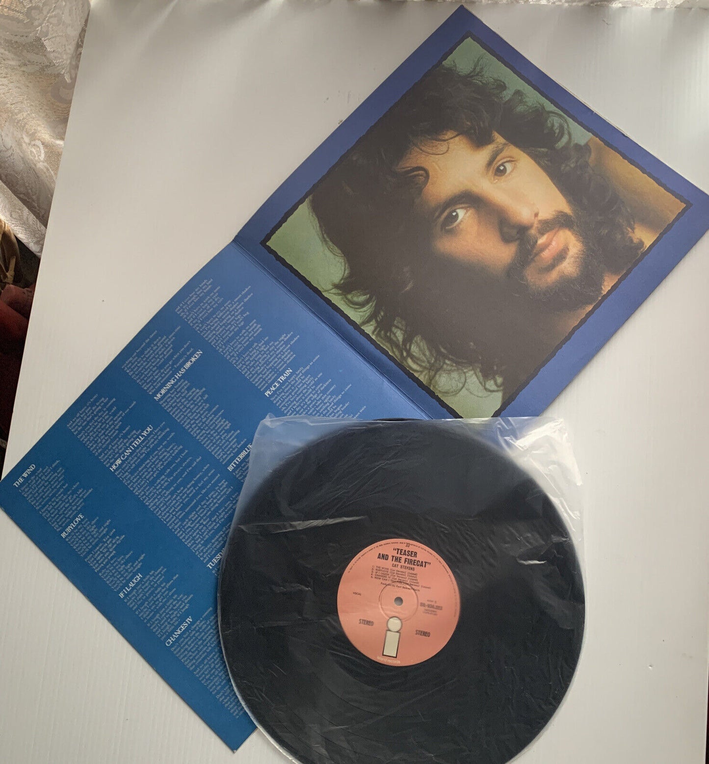 Vinyl LP Cat Stevens Teaser and the Firecat Original Australia Festival Records