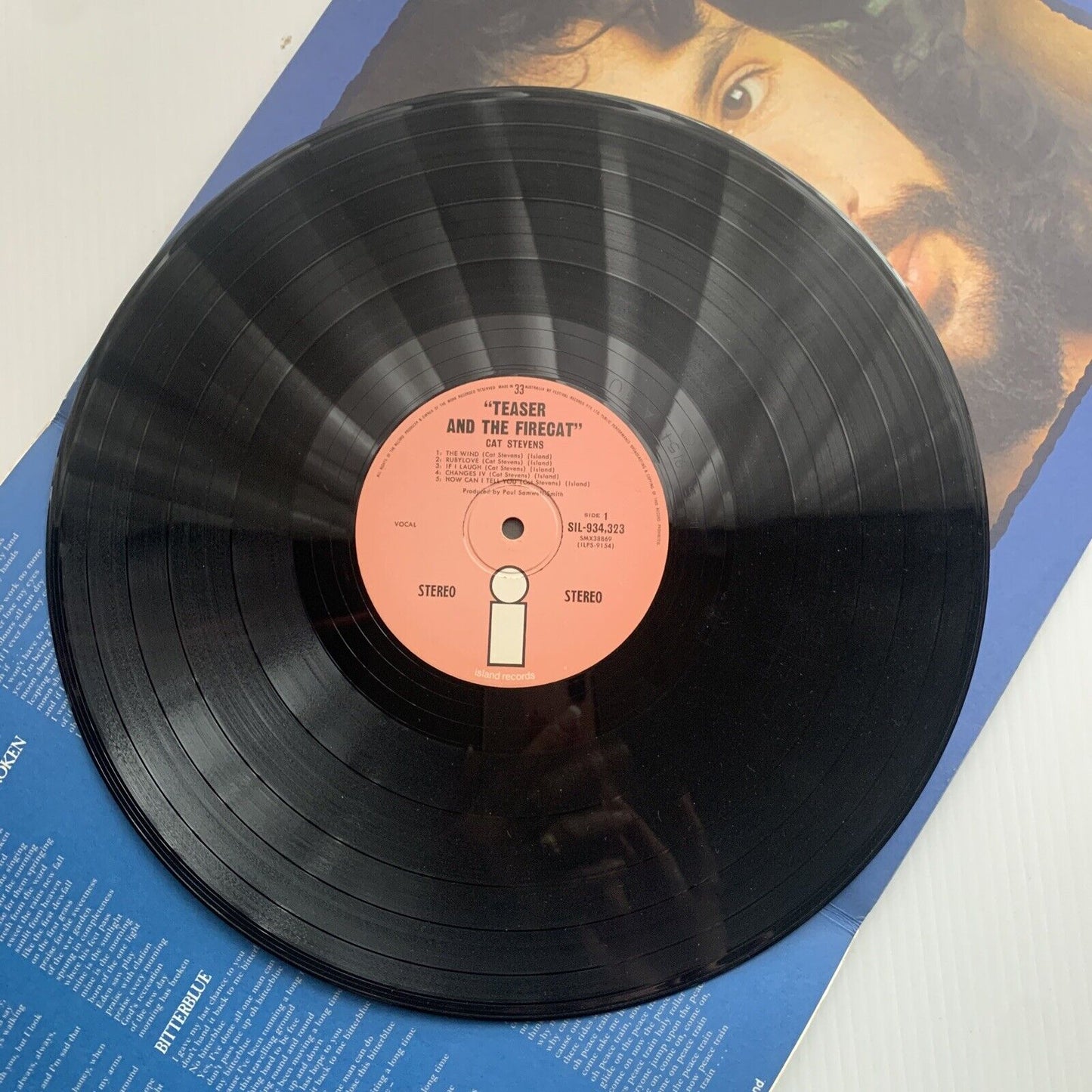 Vinyl LP Cat Stevens Teaser and the Firecat Original Australia Festival Records