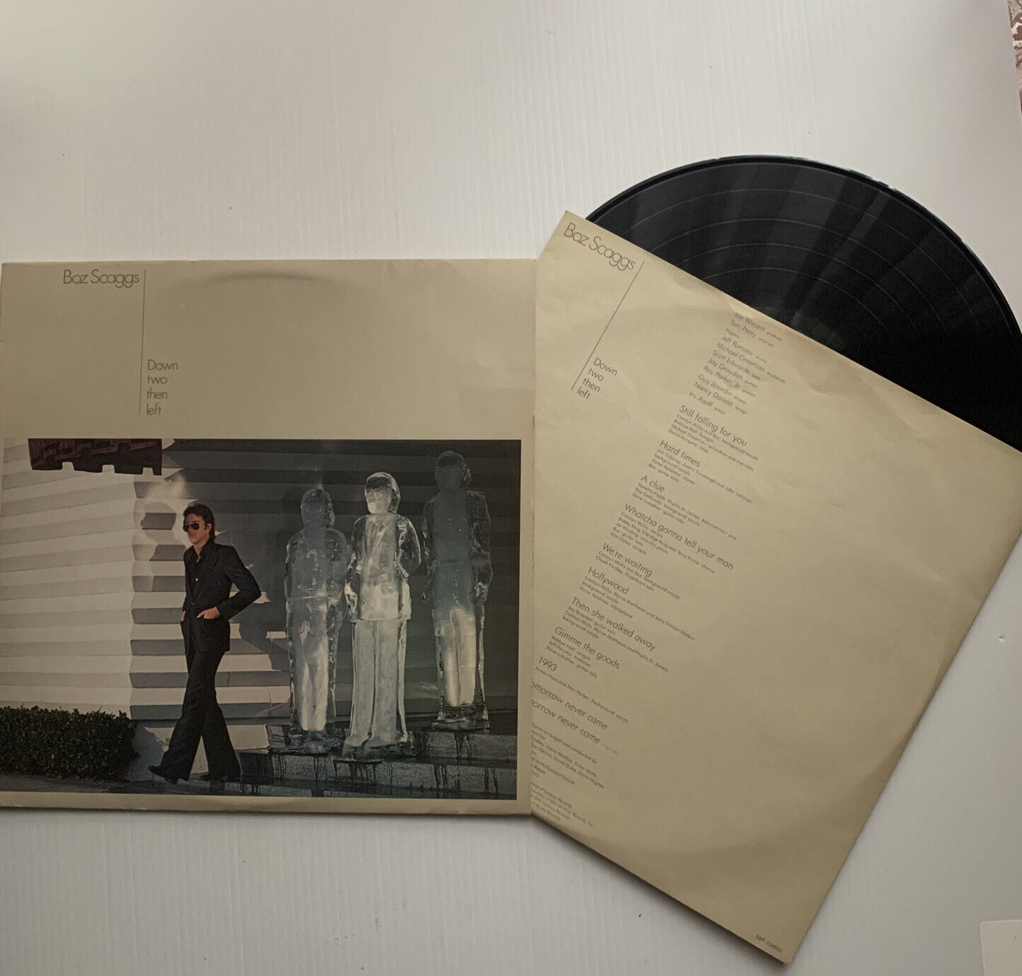Vinyl LP Boz Scaggs DOWN TWO THEN LEFT Music Album Record 11 TRACKS 1977