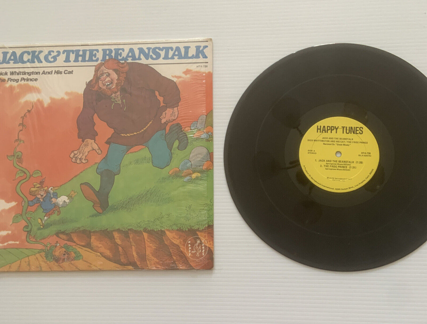 Vinyl LP Jack & the Beanstalk Dick Whittington & His Cat & the Frog Prince 1978