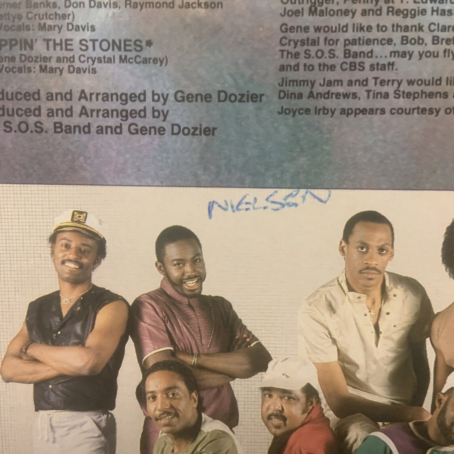 Vinyl LP S.O.S. SOS Band On the Rise 12” Funk Funky Soul Stereo 1983 Record