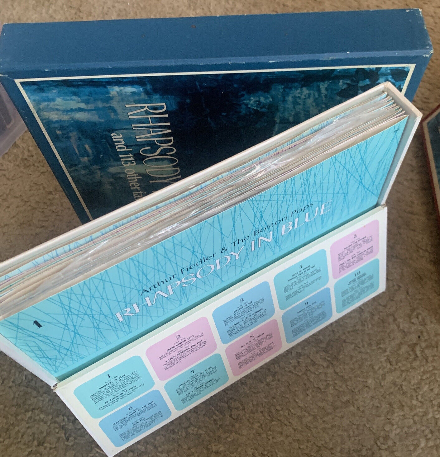Vinyl LP Box Set Readers Digest Arthur Fiedler The Boston Pops Rhapsody in Blue