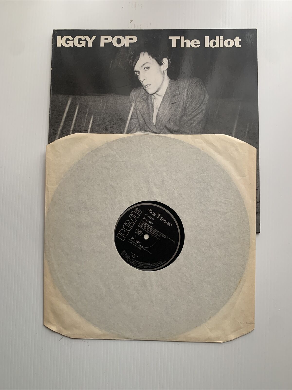 Vinyl LP IGGY PO The Idiot RCA LC0316 Record Reissue 1977 Germany David Bowie