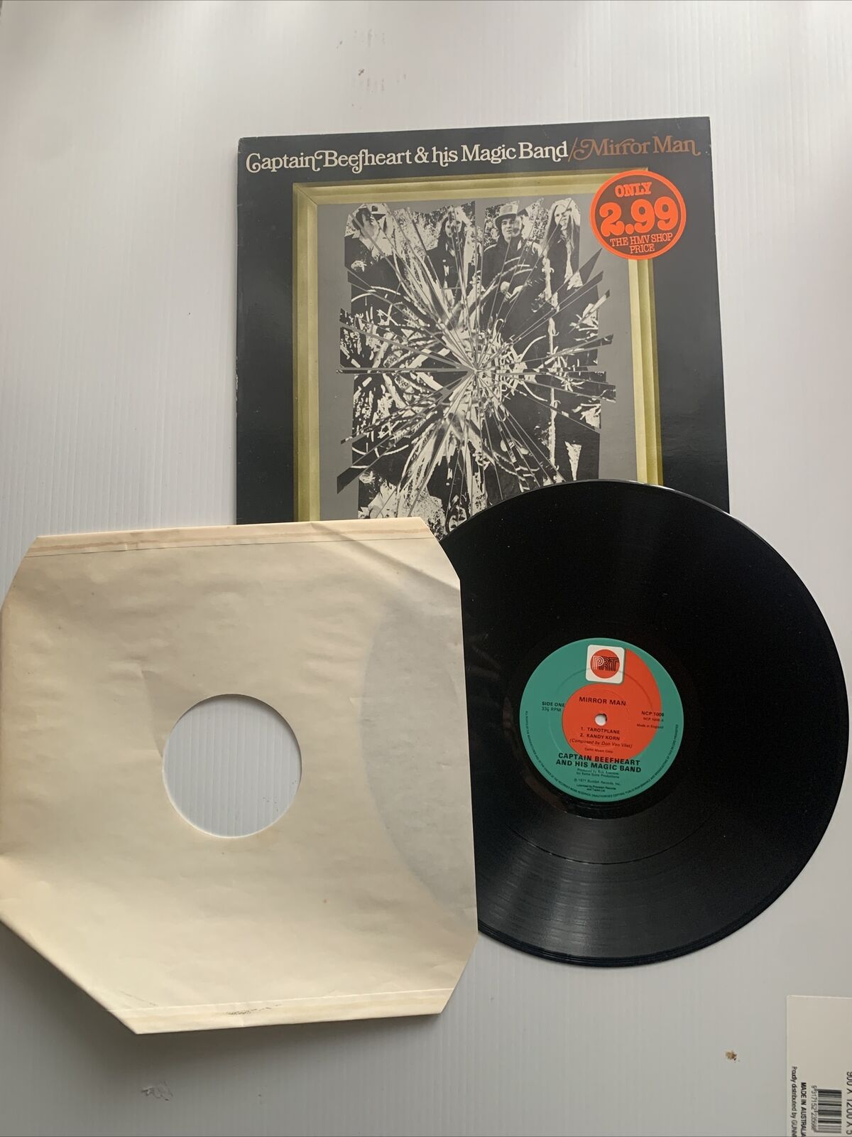 Vinyl LP Captain Beefheart & Magic Band MORROR MAN 1971 Record PRT Release 1982