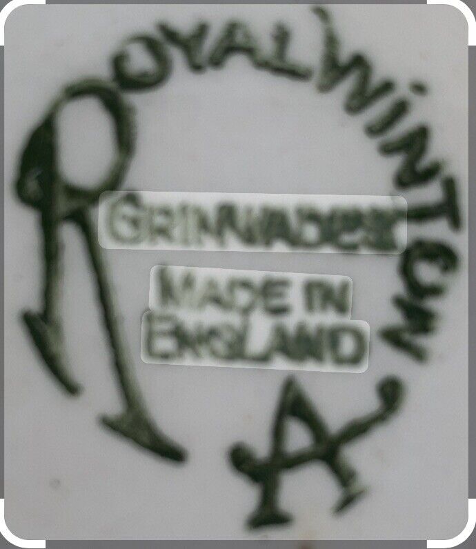 Cup Royal WINTON Grinwades LITTLE BO PEEP 74mm chips & crazing shown no cracks