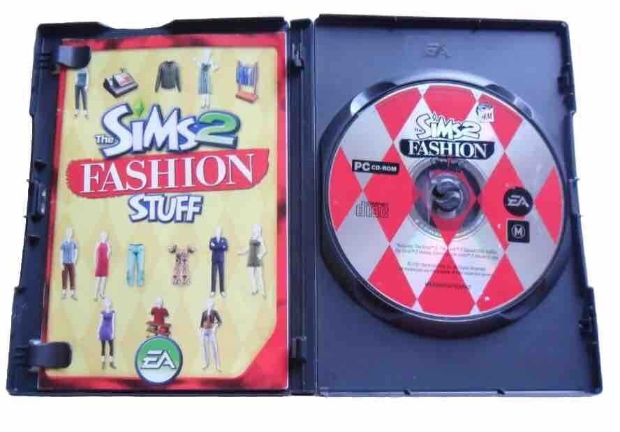 PC CD Rom THE SIMS 2 Fashion Stuff Includes Manual Des By H&M Free Postage