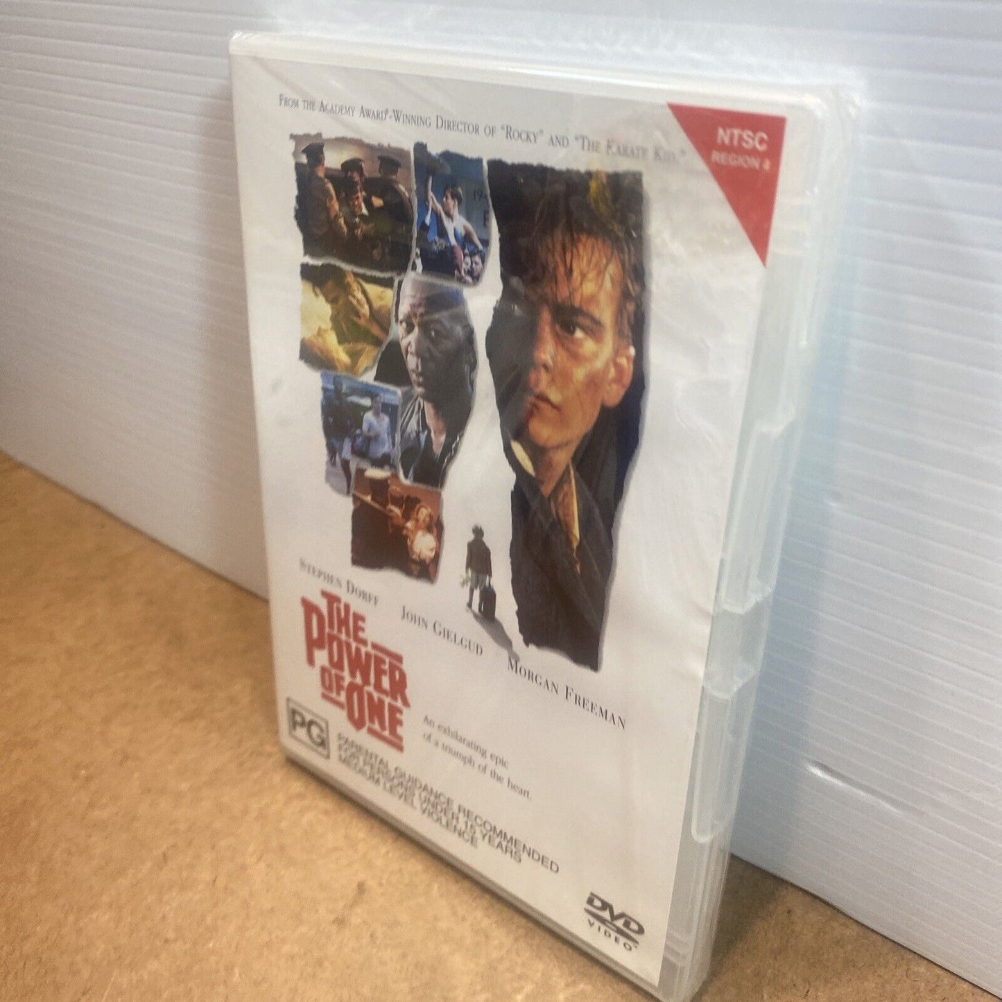 DVD THE POWER OF ONE Morgan Freeman Stephen Dorff 1992 Classic Movie Sealed NEW