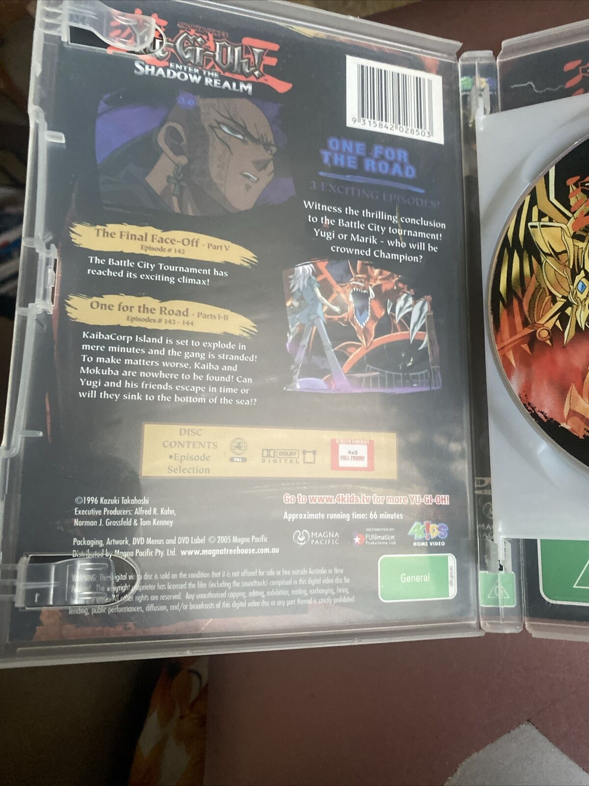 DVD Anime Yu-Gi-Oh Enter the Shadow Realm The Final Face Off Yu Gi Oh YuGiOh 3.5