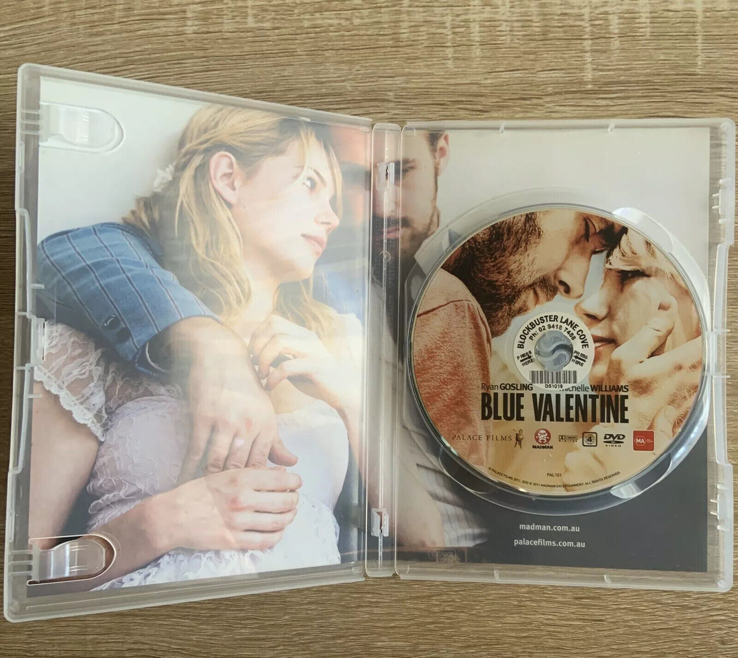DVD BLUE VALENTINE 2011 Movie Film Romance Ryan Gosling Michelle Williams