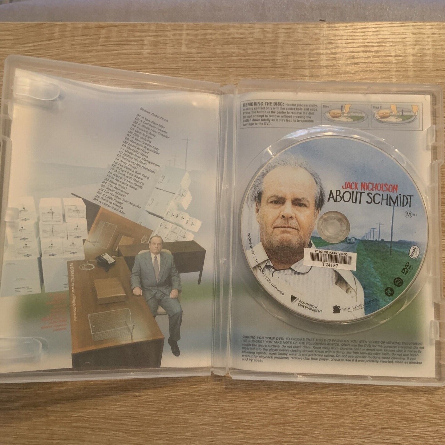 DVD ABOUT SCHMIDT 2002 Jack Nicholson Kathy Bates R4 Movie Dark Humour M15+