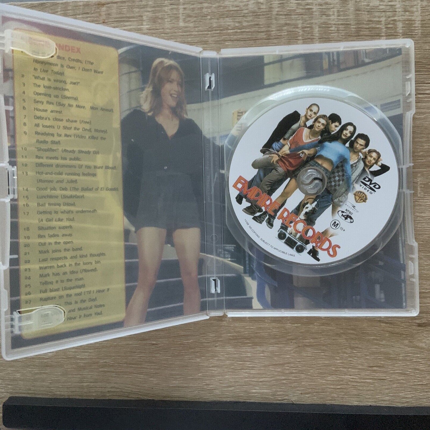 DVD EMPIRE RECORDS Renee Zellweger Rory Cochrane Liv Tyler Anthony Lapaglia