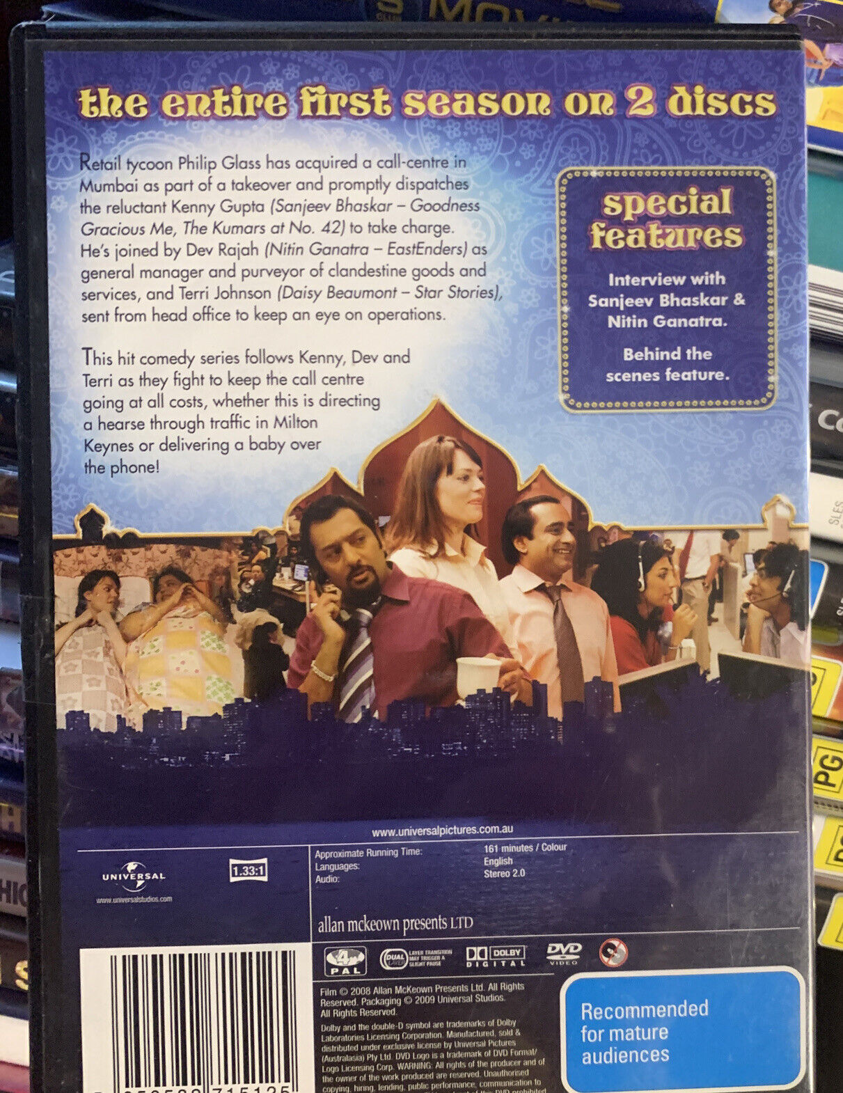 DVD MUMBAI CALLING Season 1 2007 Comedy Bollywood Bhaskar Ganatra Beaumont