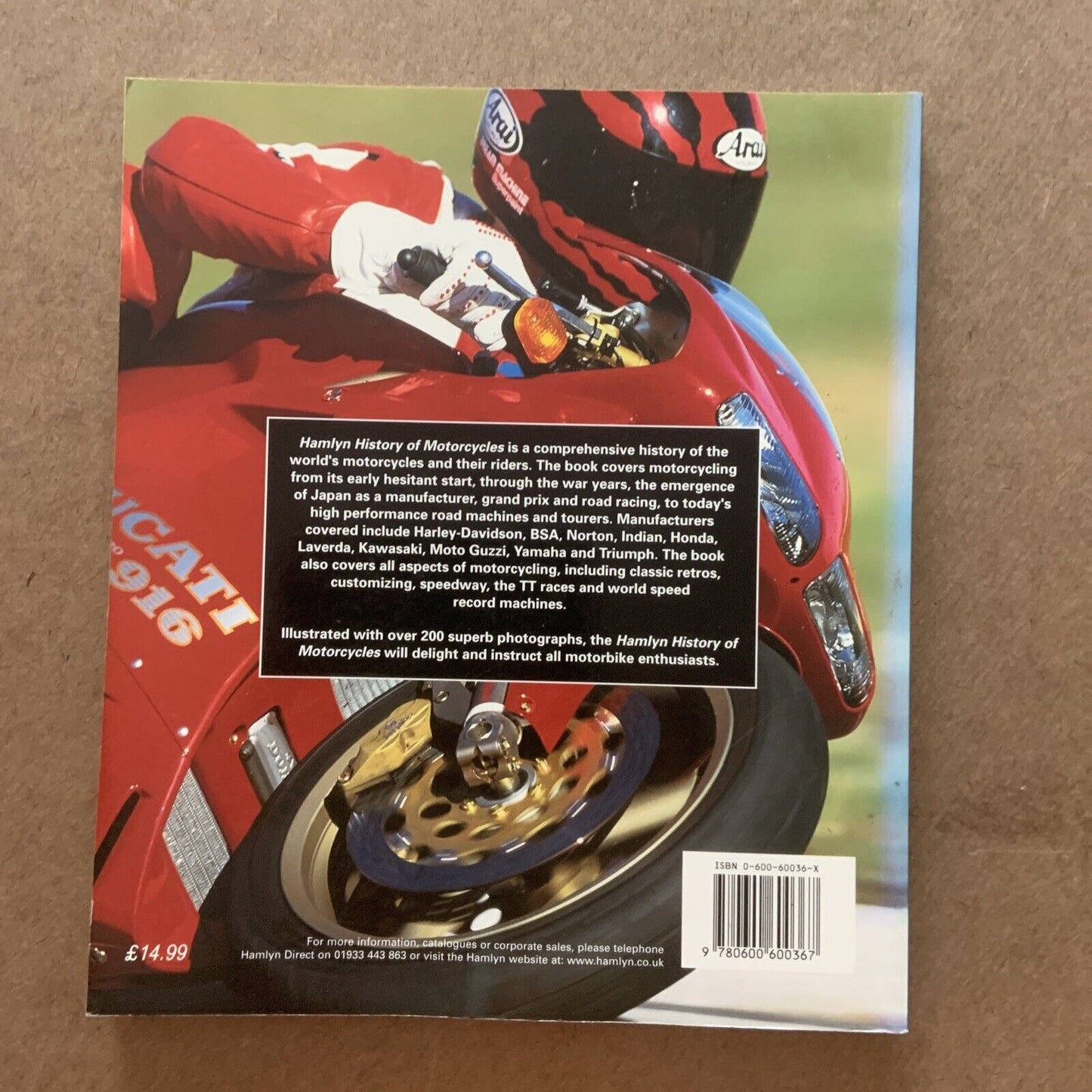 PB Book Hamlyn History of MOTORCYCLES by Mick Walker Large 2000 Motorbikes