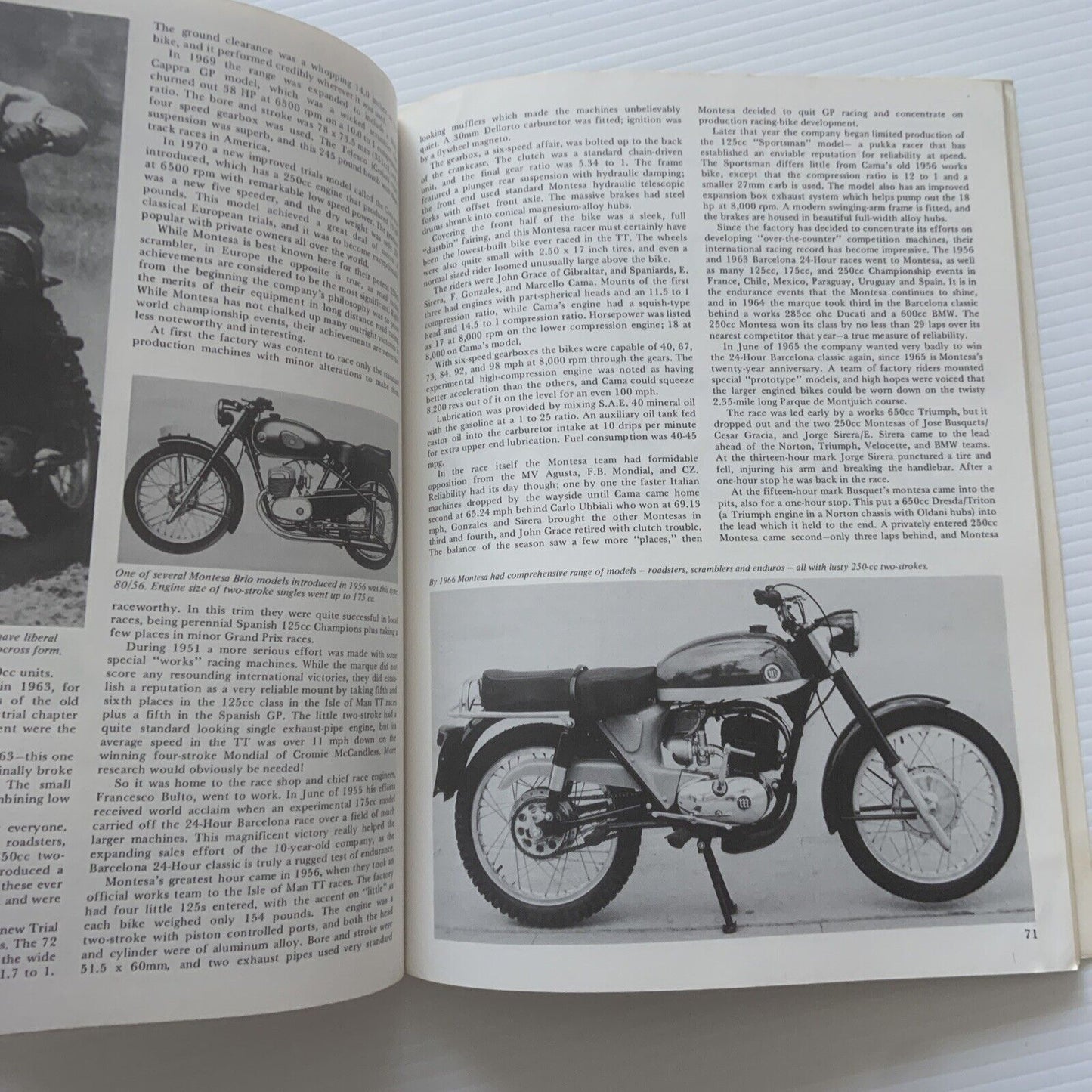 The Great MOTORCYCLES Histories of 22 Famous Makes Geoffrey Wood 1972
