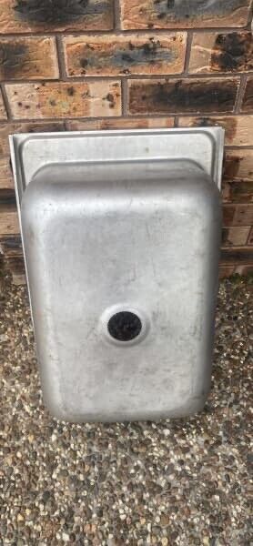 Retro Clarks Stainless Steel Laundry Sink Tub right or left hand side 54 x 37cm