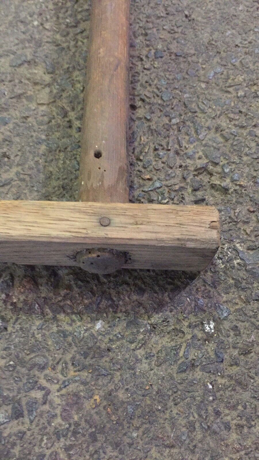 144cm Vintage Wooden Coopers Shovel Long Handle Spade Scoop Brewer Farm