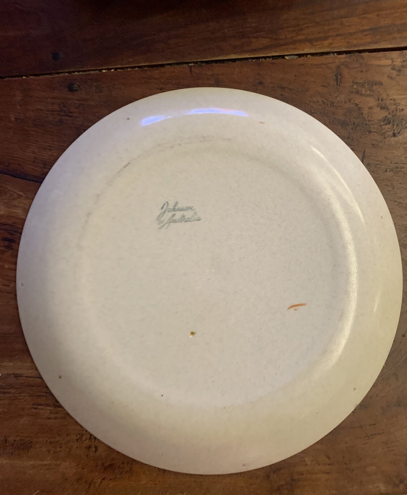 Vintage MCM TONGA Johnson Australia Dinner Plate Floral Pattern 25.5cm Sunflower