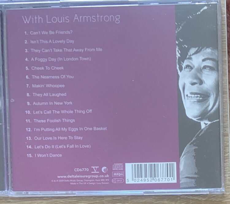CD 5 Disc Set Ella Fitzgerald Porter Ellington Berlin Armstrong Rodgers Hart NEW