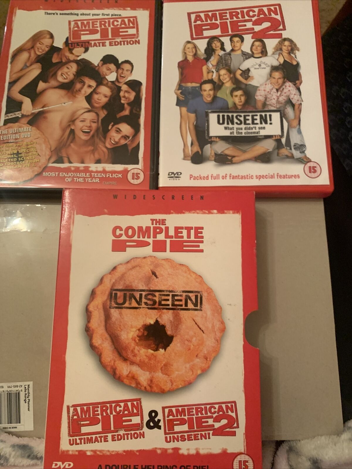 DVD Box Set American Pie & American Pie 2 Cult Comedy R2 Classic 2002 2 Disc