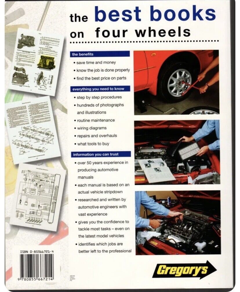 PB Gregorys No241 TOYOTA TARAGO 1983-1990 4 CYLINDER SERVICE & REPAIR MANUAL