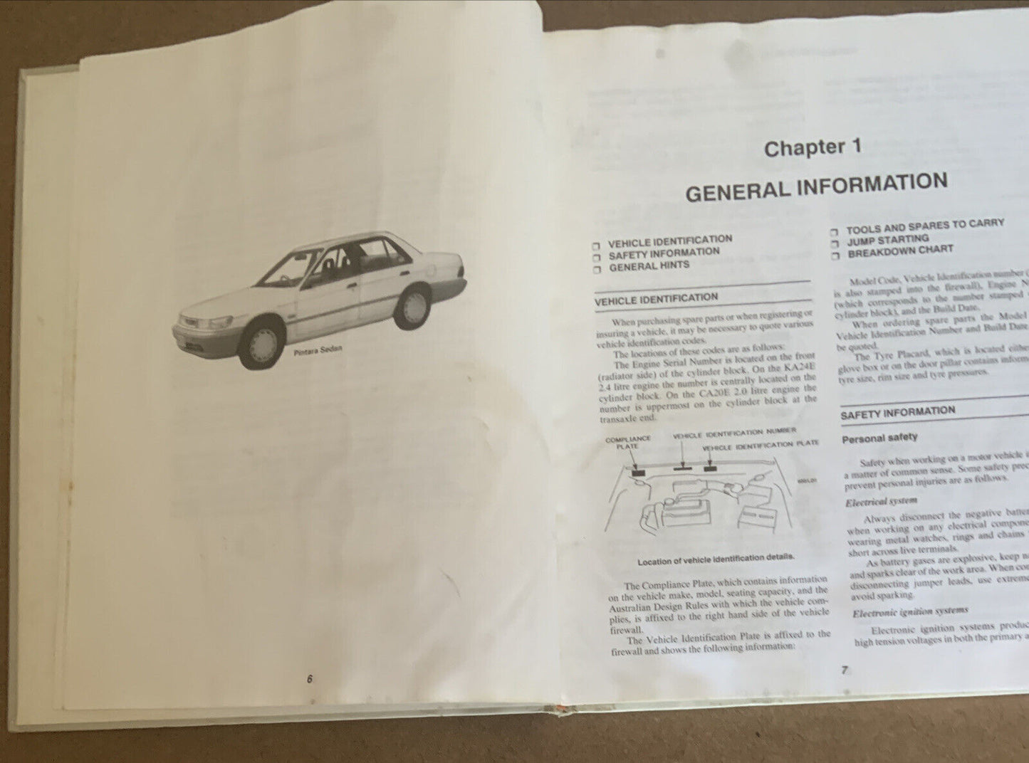 Gregorys AUTOFIX NISSAN PINTARA & FORD CORSAIR 1989 1993 Owners Service Manual