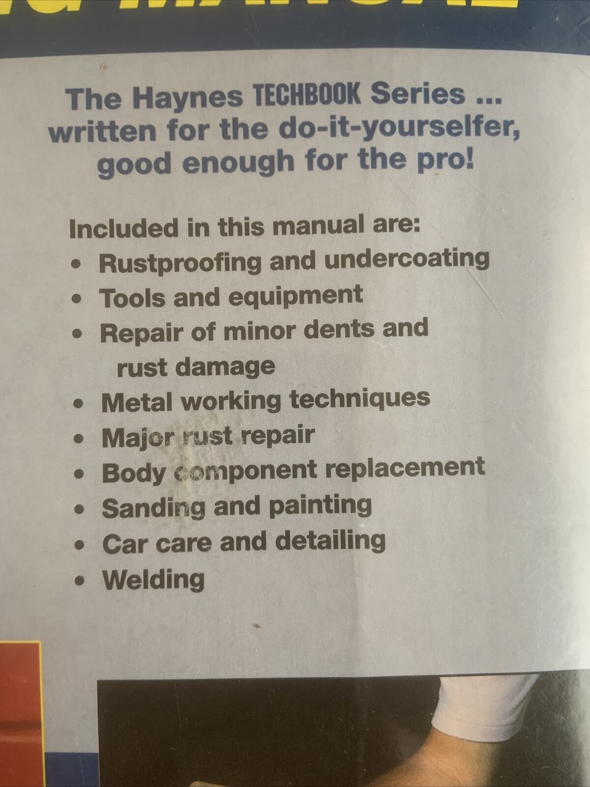 PB HAYNES TECHBOOK 10405 Automotive Body Repair & Painting Manual Car