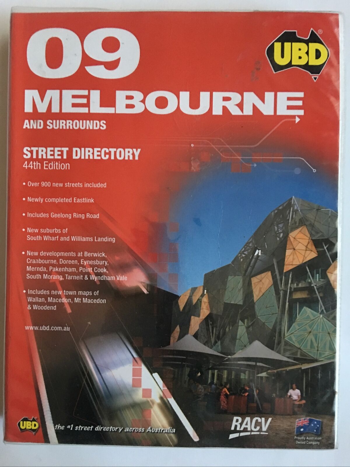 PB UBD 2009 Melbourne Street Directory by UBD PB Book 2008 Unused Condition Maps