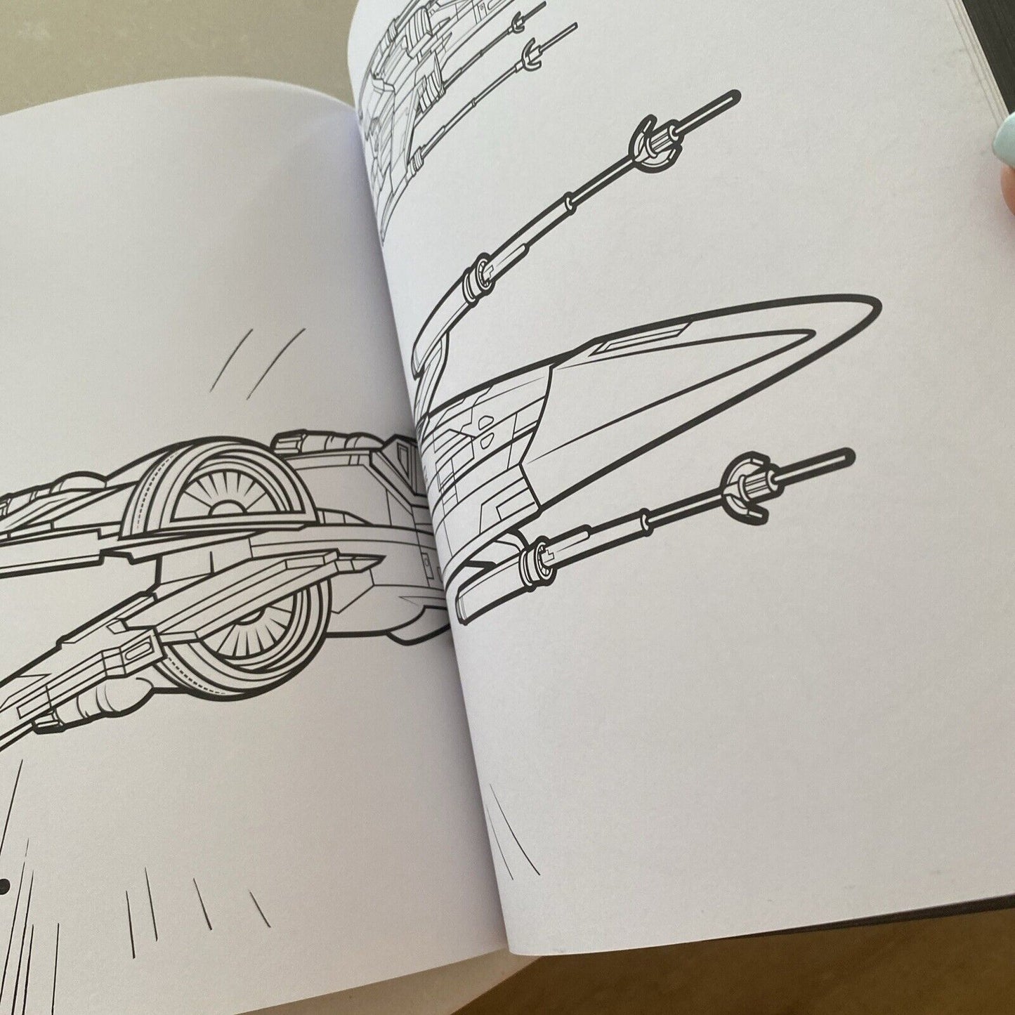 STAR WARS The Dark Side and the Light Side Colouring Book PB 2015 3 Are Coloured