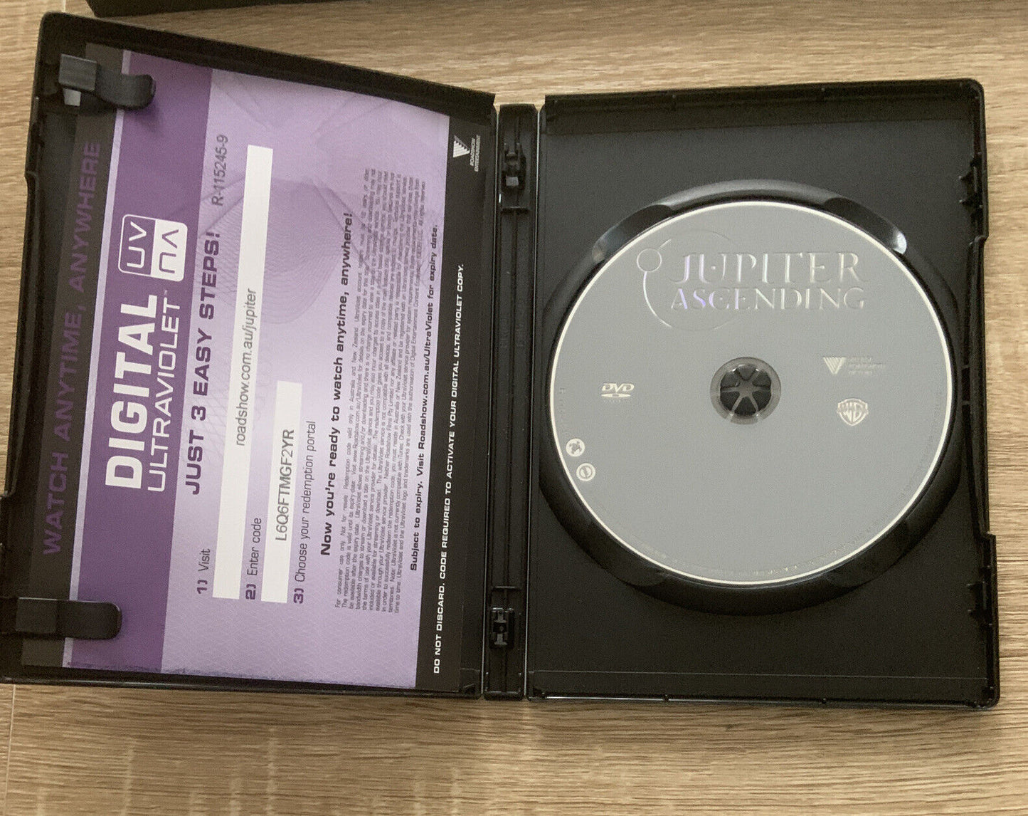 JUPITER ASCENDING DVD + DIGITAL R4 Channing Tatum Mika Kunis Sci Fi Movie