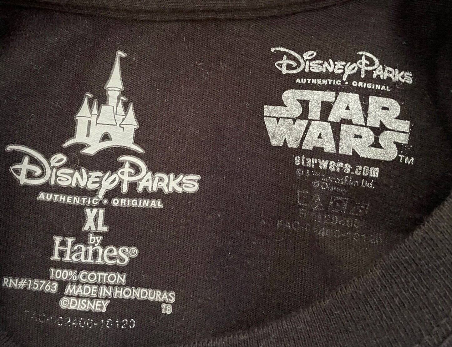 STAR WARS T Shirt "The Death Star Destroyed My Homework" Black Print Size XL NEW