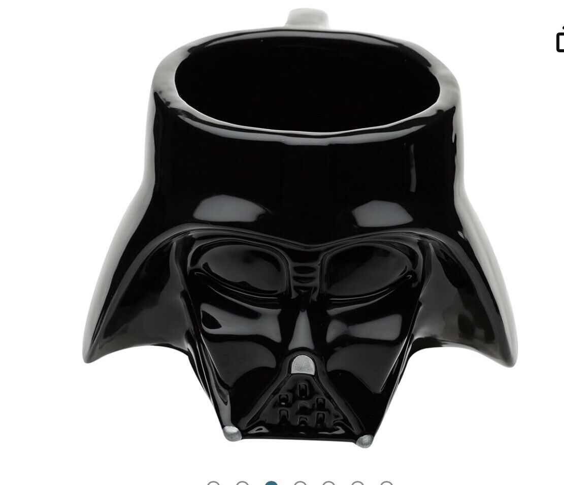 Mug TYPO DARTH VADER Helmet 3D Star Wars Large Cup Collectable Lucas Film Merch