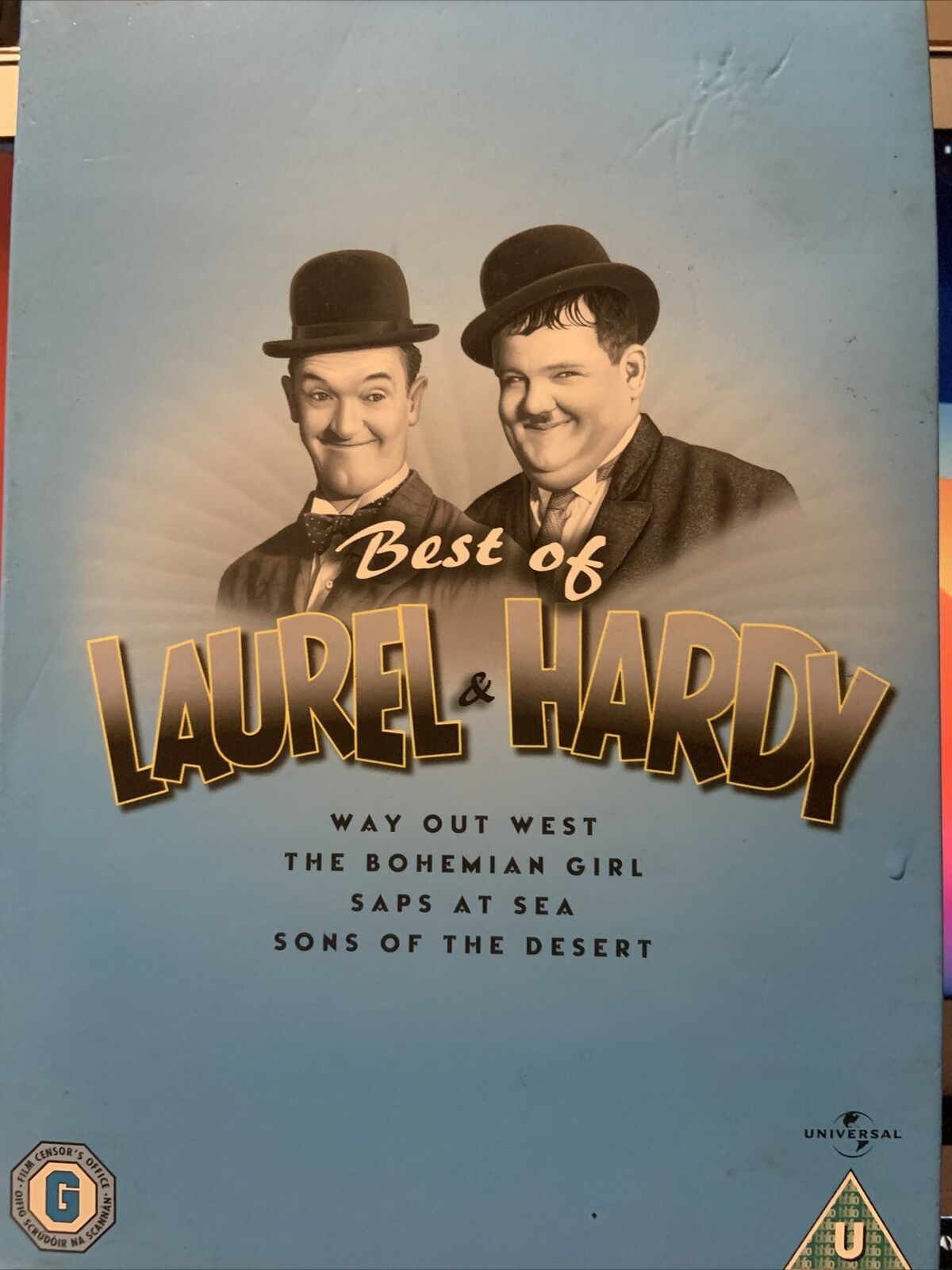 DVD Best Of LAUREL & HARDY Way Out West The Bohemian Girl Saps at Sea Slapstick