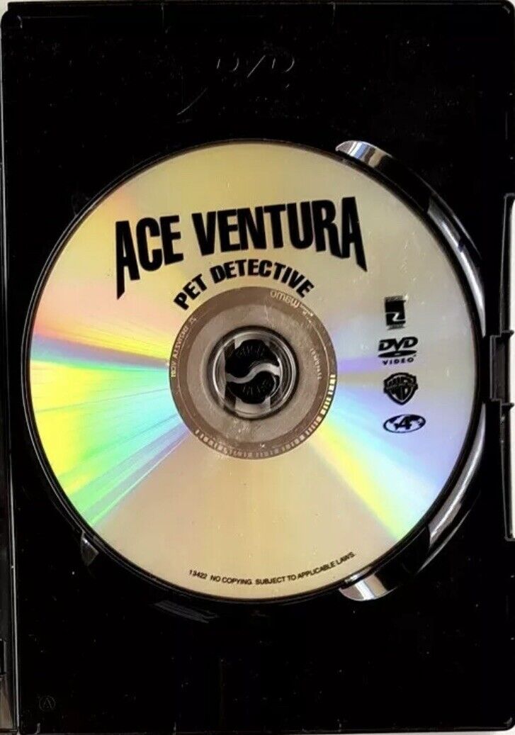 DVD ACE VENTURA PET DETECTIVE Comedy Jim Carey Additional Footage R4 Slapstick
