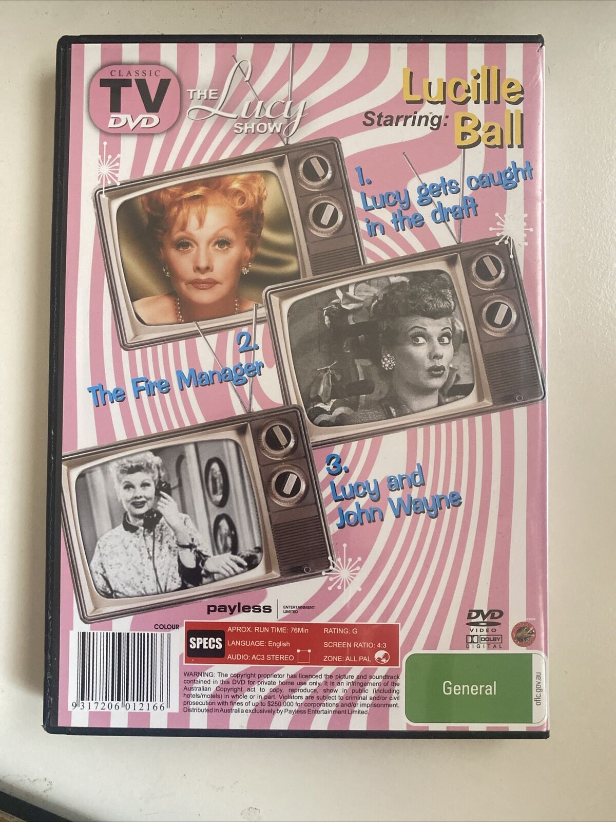 DVD THE LUCY SHOW VOL 10 Slapstick Comedy Lucille Ball 3 Hilarious Episodes Open