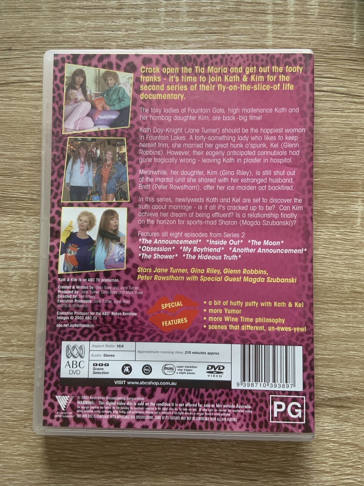 DVD KATH & KIM Season 2 ABC TV Series BONUS Yumor Cult Aussie Comedy 2 Disc Set