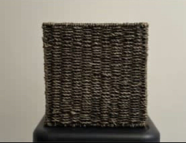 25cm Seagrass Basket Jute Sisal Twine Hand Woven Storage Organiser Handle AE156