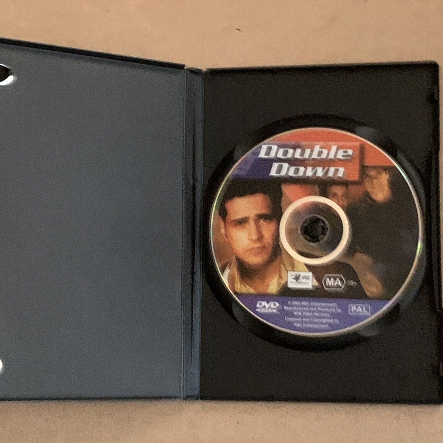 DVD DOUBLE DOWN Movie Jason Priestly Drama 2000 Intrigue 93 Mins Region All