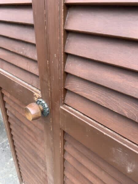 Pair Rustic Cedar Louvre Door 200 x 35.5cm Bifold French Shutter 4 Pairs Avail