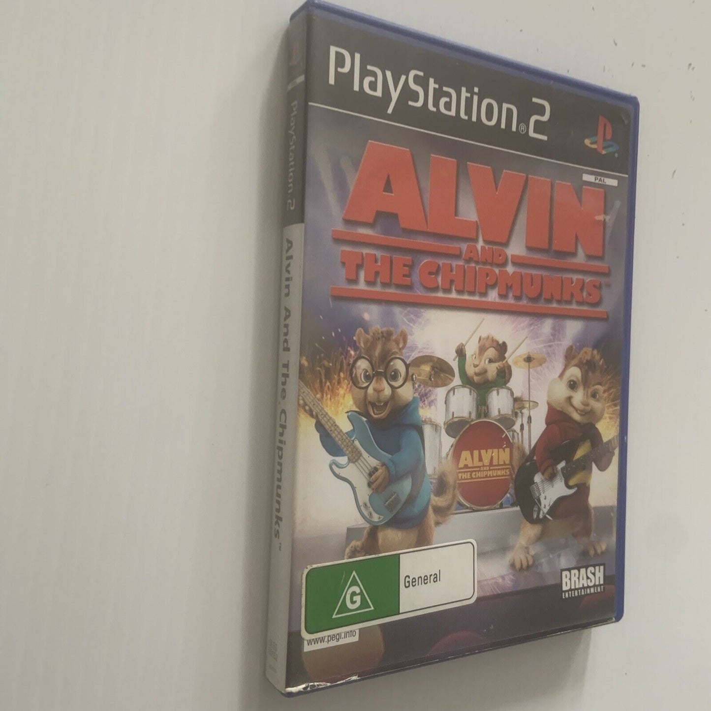 Playstation 2 ALVIN AND THE CHIPMUNKS PS2 Original Case Booklet Disc Set 2007