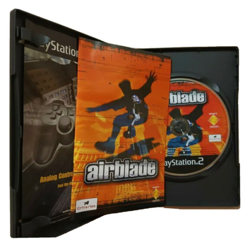 PlayStation 2 AIRBLADE Sony PS2 Game PAL 8+ Manual Included Stunts Air Blade