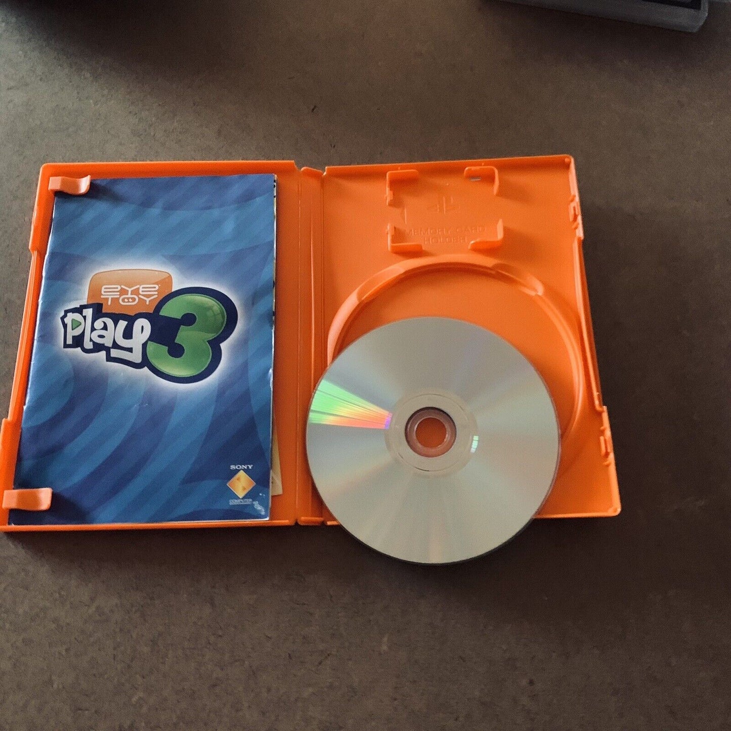 PlayStation 2 EYE TOY PLAY 3 PS2 GAME W Manual Eye Toy & ISB Camera Required