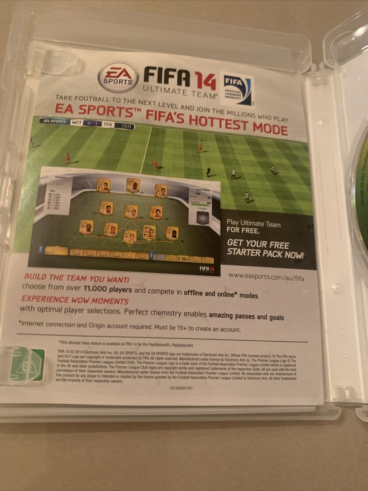PlayStation 3 2014 FIFA World Cup Brazil PS3 Sony Soccer Football + Manual