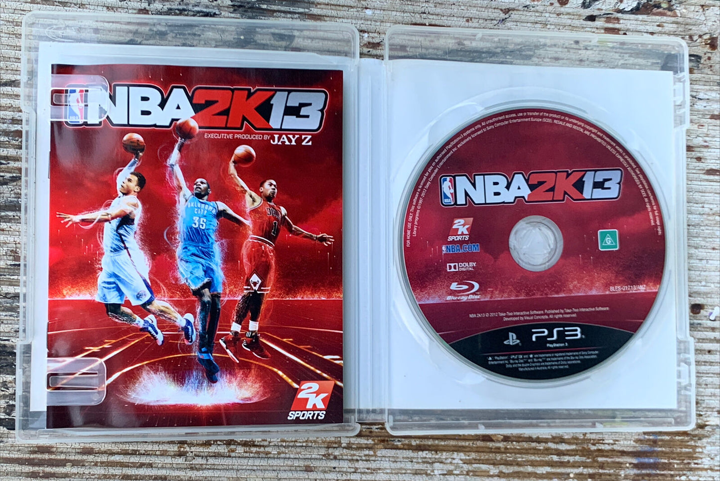 PlayStation 3 NBA 2K13 Sports PS3 Basketball Game Complete W Manual By Jay Z NEW