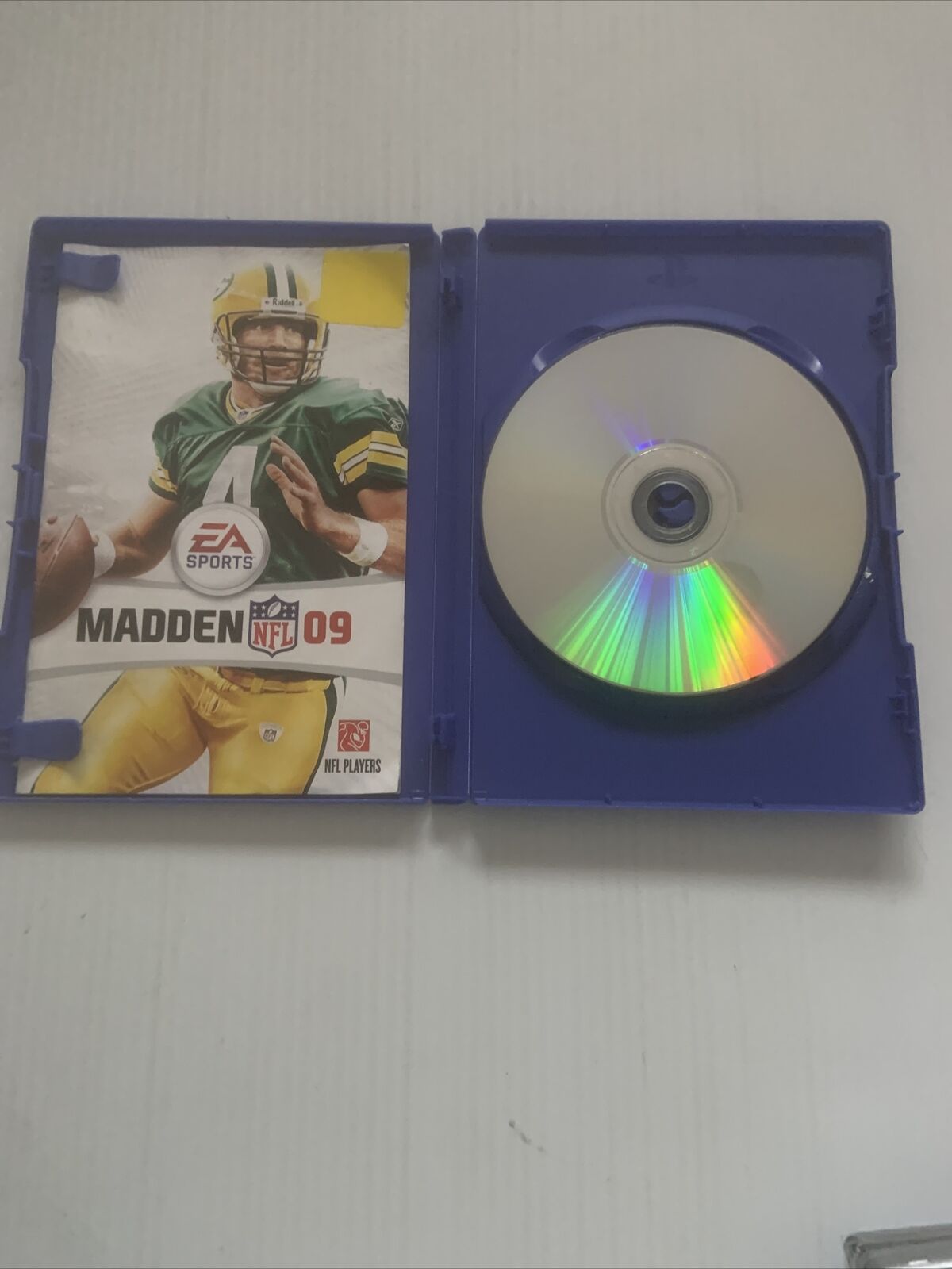 PlayStation 2 MADDEN NFL 09 PS2 Complete W Manual Blue Case EA Sports Game 2008